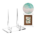 Acrylic Photo Frame Book Picture Plate Stand, 1set, 2sets