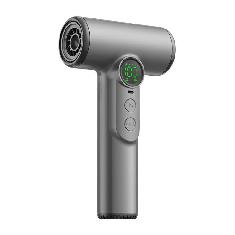 Wireless Hair Dryer With 30,000 RPM High-Speed Motor, 100-Level Adjustable Cool/Warm Air, 15600mAh Long-Lasting Battery