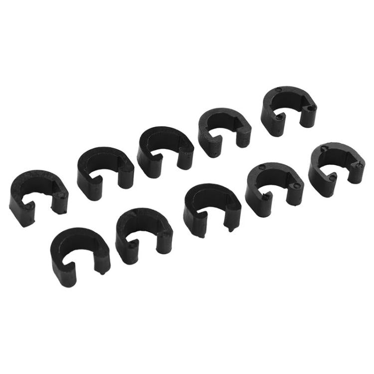 50pcs ZTTO Bicycle Plastic C-Clips Mountain Bike Shifter Cable Brake Clamps