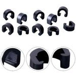 50pcs ZTTO Bicycle Plastic C-Clips Mountain Bike Shifter Cable Brake Clamps