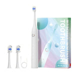 Rechargeable Sonic Electric Toothbrush for Adults with Custom Mode, Antibacterial Brush Heads, Smart Timer, Sterilization White, Sterilization Light Purple, Standard White, Standard Light Purple