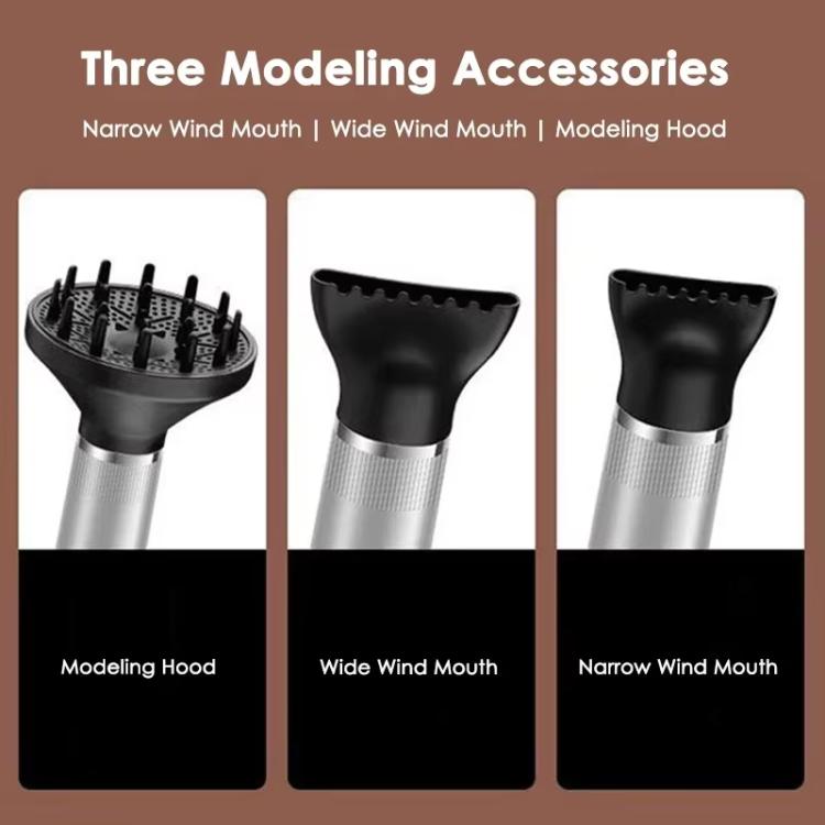 T-Shaped Hair Dryer with Smart Inverter Technology High-Power Blow Dryer for Home & Salon Use, EU Plug, EU Plug With 3 Nozzles, US Plug, US Plug With 3 Nozzles, UK Plug, UK Plug With 3 Nozzles
