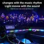 3 Control App Remote Control Colorful Car Interior Ambient Lighting Modified LED Acrylic USB Car Ambient Lighting, 110cm+75cm x 4+35cm+Footlight x 4 10 In 1, 110cm+75cm x 4+35cm 6 In 1, 110cm, 110cm x 2 2 In 1, 110cm x 3 3 In 1, 110cm x 4 4 In 1       ...