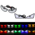 2pcs Motorcycle License Plate Screw Light Modifications Universal Decorative Car Lights, Triangle Light Blue, Triangle Light Red, Triangle Light Green, Semicircular Light Blue, Semicircular Light Red, Semicircular Light Green