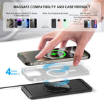 Car Magnetic Avoid Camera Wireless Charging Anti-slip Pad, USB Interface 1m, TYPE-C Interface 1m, USB Interface 0.3m, TYPE-C interface 0.3m