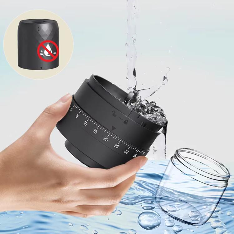 Portable Electric Coffee Grinder with 40 Adjustable Settings Rechargeable USB-C Ceramic Burr Mill