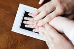 Non-Toxic Baby Handprint Footprint Imprint Souvenirs Infant Clay Toy Gifts