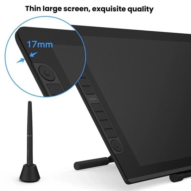 VEIKK VK2200PRO 21.5 inch Digital Screen Hand Drawing Screen Electronic Drawing Screen Compatible With Mobile Phone, EU Plug, US Plug, UK Plug