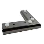 3cm Thick Stainless Steel Sofa Support Heightening Pad, Black Linear Shape, Black Figure-of-Seven Shape, Silver Linear Shape, Silver Figure-of-Seven Shape