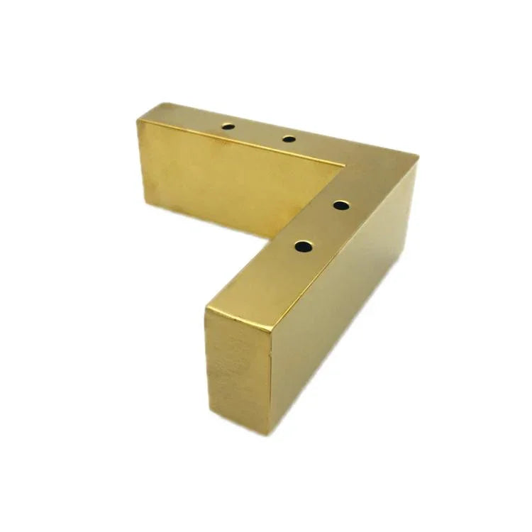 5.5cm Sofa Legs Stainless Steel Heightened Nightstand Support Legs, 7-Shaped Leg (Brushed Gold), 1-Shaped Leg (Brushed Gold), 7-Shaped Leg (Black Titanium), 1-Shaped Leg (Black Titanium), 7-Shaped Leg (Brushed Silver), 1-Shaped Leg (Brushed Silver)