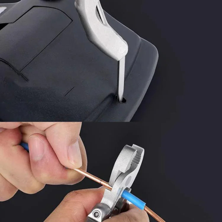 Stainless Steel Multi-Purpose Clamp Screwdriver Portable EDC Tool Bottle Opener, 9 In 1