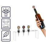 Acrylic Wine Bottle Cork Storage and Display Stand, YX184 1pc, YX184 2pcs /Set
