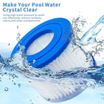 Pool Cleaner Filter Replacement Cartridge for Bestway, Lay-Z-Spa, Coleman, SaluSpa, and Intex, VI Cartridge
