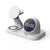 6 in 1 Desktop Magnetic Wireless Charging Clock Countdown RGB Bluetooth Speaker