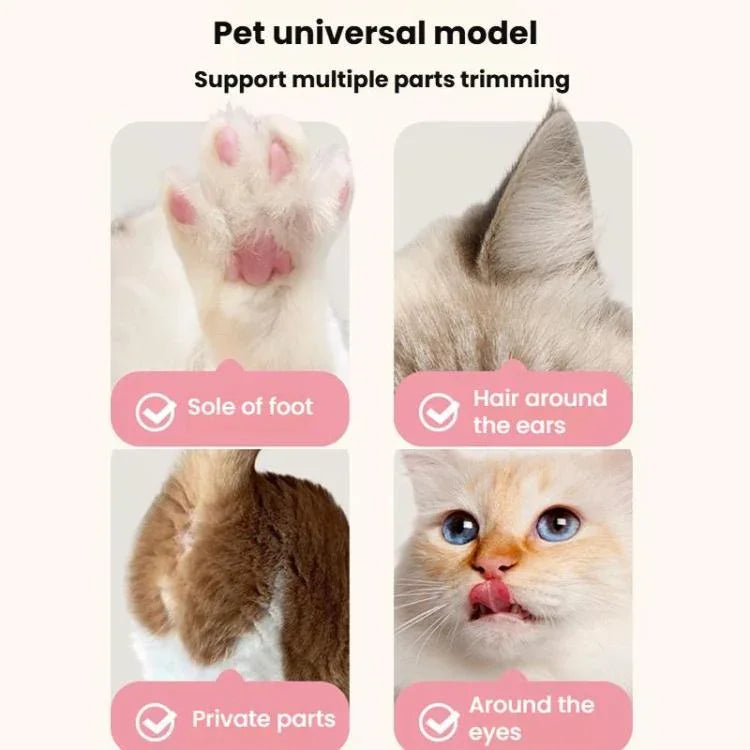 Household Pet Paw Hair Trimmer Quiet Cat Paw Hair Clipper, MGL-F5, MGL-C5