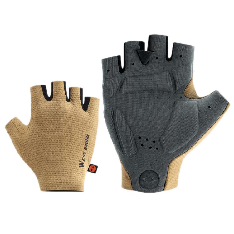 WEST BIKING Cushioned Breathable Non-slip Cycling Training Gloves, M, L, XL, XXL