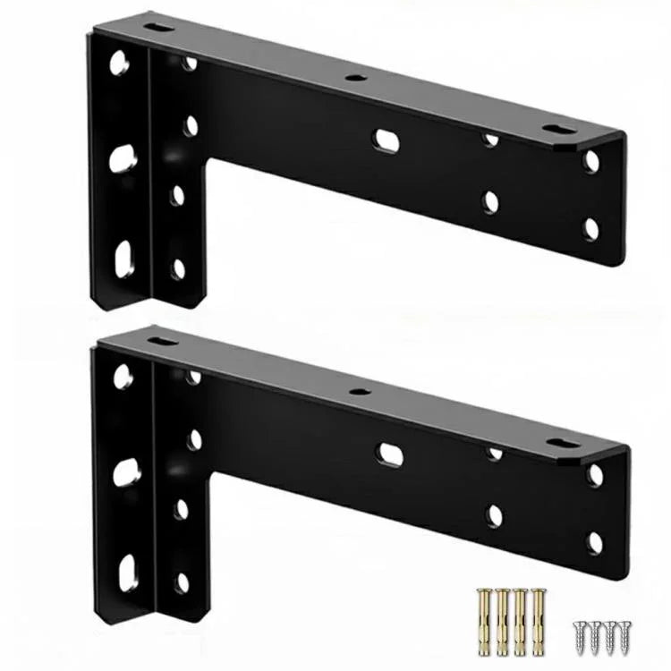 2pcs Floating Stand Support Bracket Desk Support Bracket Wall-Mounted Floating Bracket, Black 222mm, Black 282mm, Black 312mm, Black 352mm, Black 432mm, Stainless Steel 222mm, Stainless Steel 282mm, Stainless Steel 312mm, Stainless Steel 352mm         ...