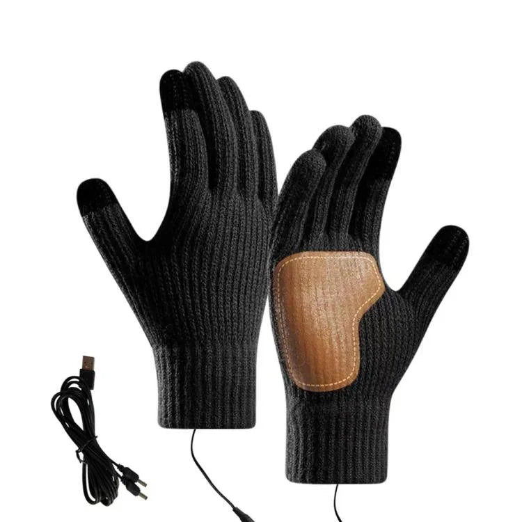 Full-Finger Heated Gloves Touchscreen-Compatible, Non-Slip Thermal Gloves for Men Women, Constant Temperature Edition Black, Constant Temperature Edition Gray, 3-Level Adjustable Temperature Black, 3-Level Adjustable Temperature Gray