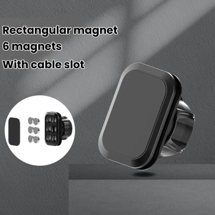 Magnetic Head For Car Phone Mount Accessories For 17mm Ball-Joint Square Magnetic Head, Square