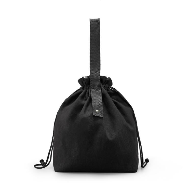Drawstring Portable Raw Lunch Box Bag Lightweight Compact Lunch Bag