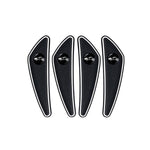 4pcs /Set Car Door Corner Anti-scratch Rearview Mirror Protectors, Black, Red, White, Gray, Luminous