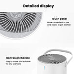 K802-1 Home Touch-Control Air Purifier With Low Noise & LED Light Odor-Eliminating Aromatherapy Air Freshener, K802-1
