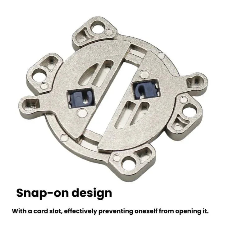Zinc Alloy Table Top Connector Kit with Screws Heavy Duty Desk Joining Plates for Wood Panel Furniture