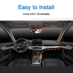 4K Smartphone Connected WiFi High-Definition Dual-Recording Car Dash Cam, Front+Inside, Front+Inside+GPS Track, Front+Rear, Front+Rear+GPS Track