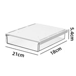 Hidden Under-Desk Drawer Storage Box Drill-Free Organizer Box, Transparent White Small, Transparent Black Small, Matte Black Medium, Matte Transparent Medium, Transparent Black Large, Transparent White Large, Matte White Large, Matte Black Large       ...