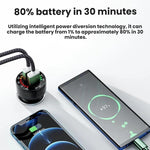 Car Cigarette Lighter LED Indicator USB Charger With Switch