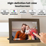 MSR-F1004 10.1 Inch WiFi-Enabled Auto-Rotating Smart Cloud Photo Frame IPS HD Touch Screen, US Plug, EU Plug