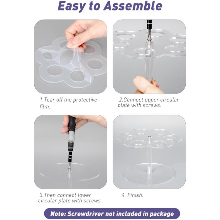 6-Slot Acrylic Ink Cartridge Organizer For Cirkul, YX210
