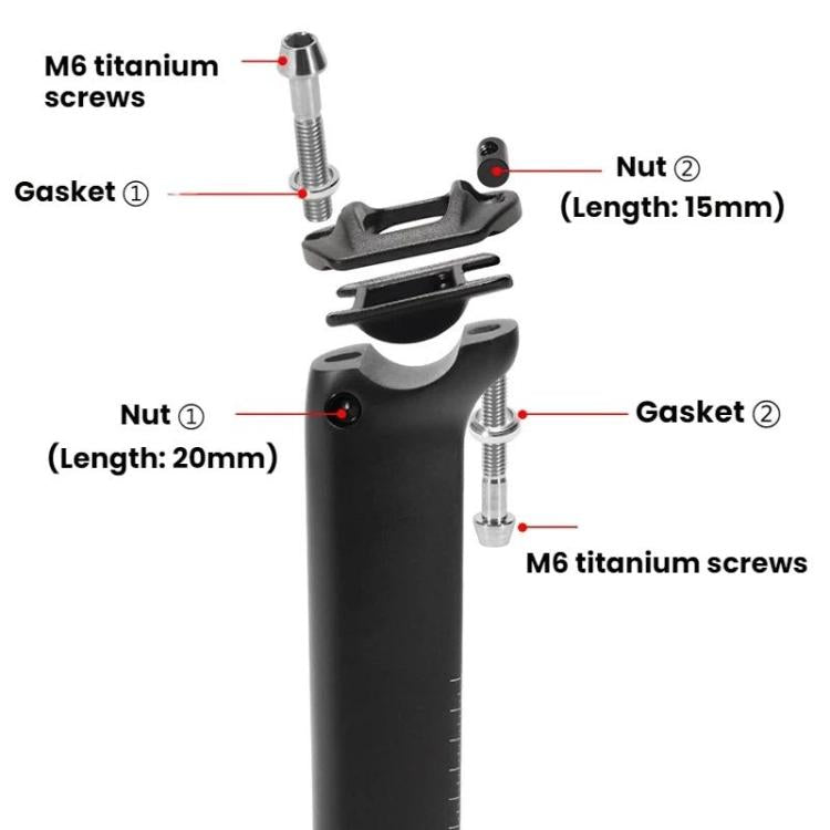 TOSEEK Carbon Fiber Road Bike Seatpost For JAVA Siluro 6top