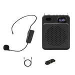 DIYO-1125 Multifunctional Outdoor High-Volume Microphone With Battery Display Teacher Classroom Voice Amplifier, Wireless Single Mic White, Wireless Single Mic Black, Wireless Single Headwear White, Wireless Single Headwear Black, Wireless Dual Mic Whi...