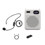 DIYO-1125 Multifunctional Outdoor High-Volume Microphone With Battery Display Teacher Classroom Voice Amplifier, Wireless Single Mic White, Wireless Single Mic Black, Wireless Single Headwear White, Wireless Single Headwear Black, Wireless Dual Mic Whi...
