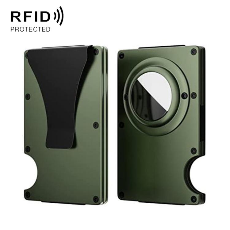 For AirTag 2nd Gen / AirTag 1st Gen Metal Card Holder RFID Blocking Wallet