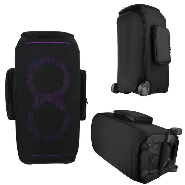 For JBL Partybox Stage 320 Speaker Upgraded Cover with Dual Side Pockets Nylon Mesh Case, Upgraded Cover