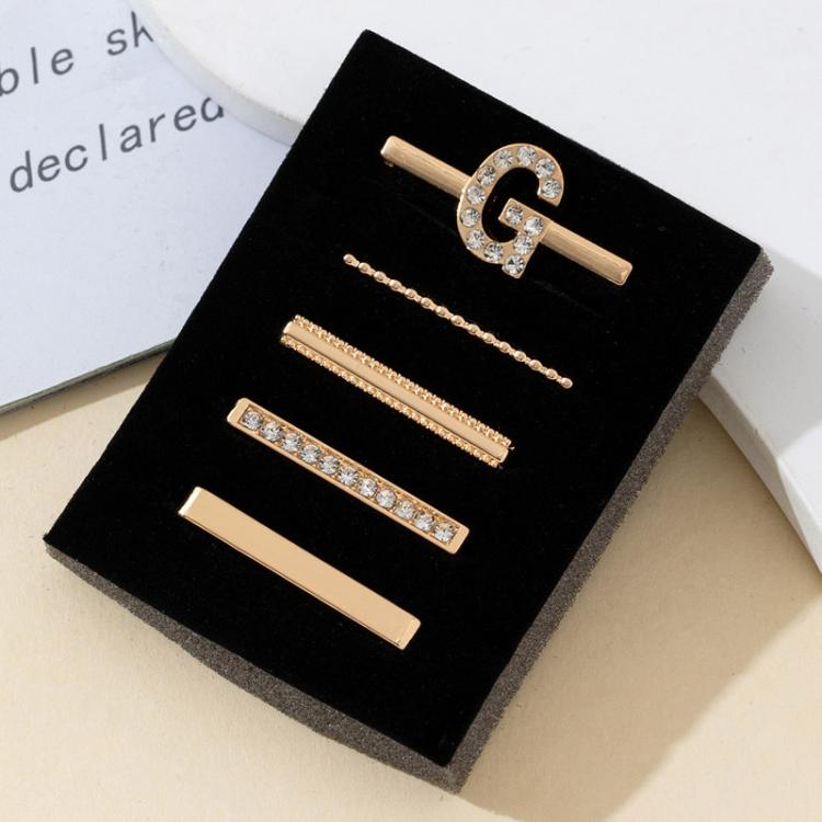 5pcs /Set Strap Decorative Rings Strap Letter Charms Accessories, A, B, C, D, E, F, G, J, K, L, M, R, S