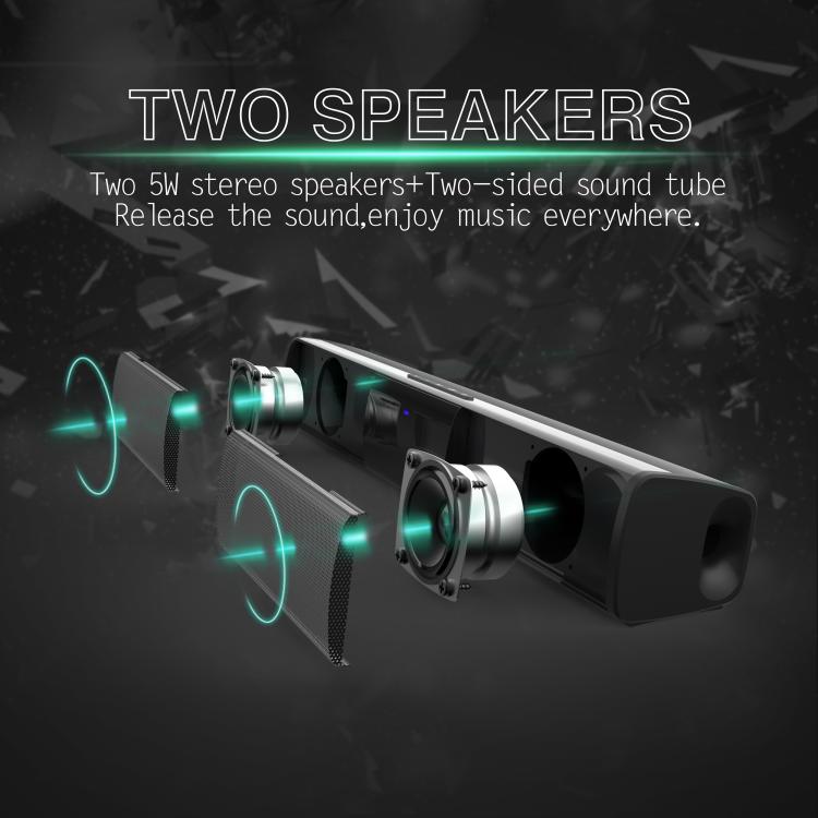 Computer Surround Dual-speaker Subwoofer Bluetooth Speaker, BS-28A