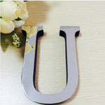 2 PCS Home Decoration Creative Personality English Letters Acrylic Mirror 3D DIY Wall Stickers