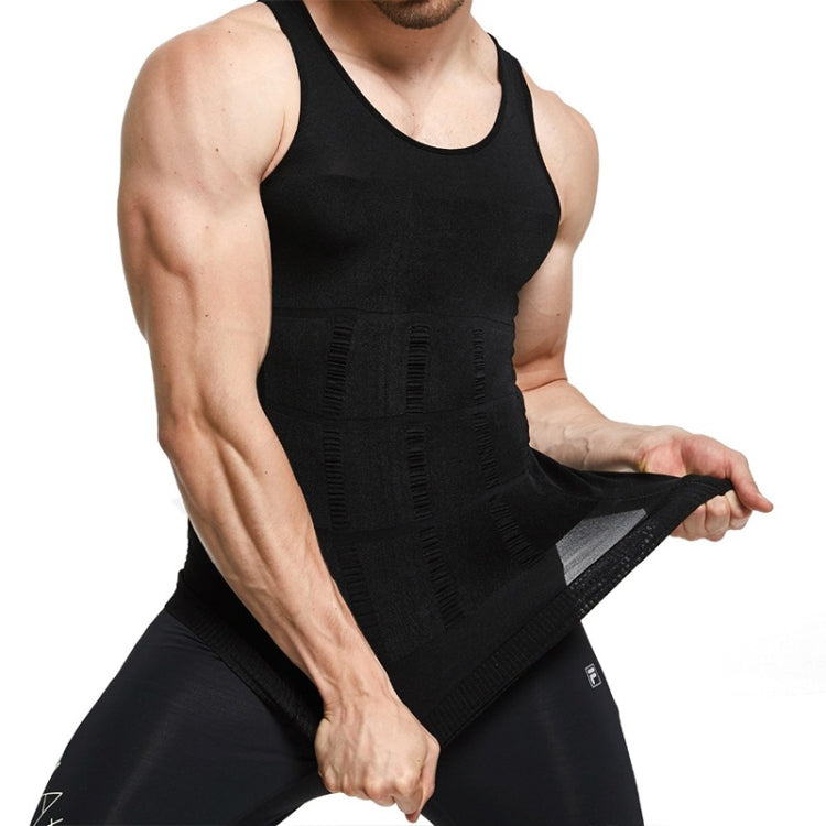 3PCS Men Slimming Body Shaper Vest Underwear, S, L, M, XL, XXL
