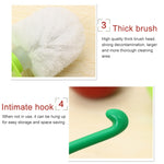 Cherry Shaped Toilet Brush Bathroom Creative Lovely Lavatory Brush Toilet Cleaning Kit, Red, Green