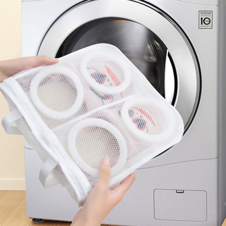 Nylon Laundry Bag Shoe Wash Trainer Sports Sneaker Tennis Boots Laundry Mesh Washing Bag, Mesh Washing Bag