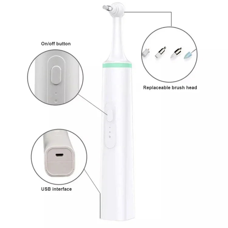 Pet Electric Toothbrush Tooth Polisher Oral Cleaning Plaque Removal Tool