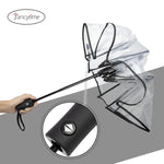 Creative Transparent Folding Umbrella 8 Bones Automatic Umbrella