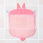 Cartoon Wall Hanging Kitchen Bathroom Storage Bags Knitted Net Mesh Bag Baby Bath Toys Shampoo Organizer