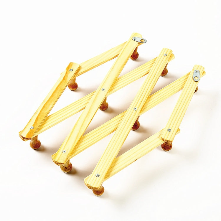 Solid Wooden Retractable Wall Hanging Folding Coat Rack Drying Rack, Coat Rack Drying Rack