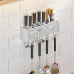 Kitchen Wall-mounted Rack Free Punching Chopsticks Holder, Brushed 30cm, Brushed 40cm, Brushed 50cm, Brushed 60cm, Black 30cm, Black 40cm, Black 50cm, Black 60cm