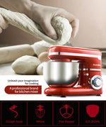 Kitchen Food Mixer Vertical Mixer with Splash Guard, Food Mixer
