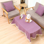 Cloth Cotton Dining Tablecloth Decoration Cloth, 110x140cm, 90x90cm, 120x160cm, 120x120cm